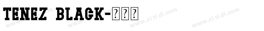 Tenez Black字体转换